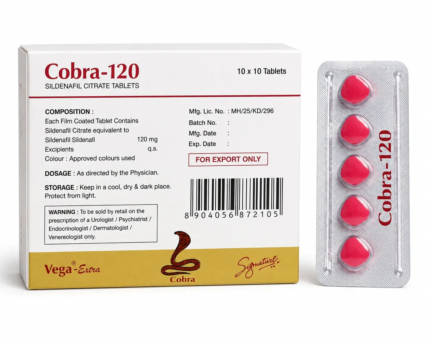 Cobra -120 tablet
